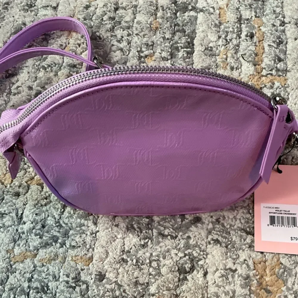 JUICY COUTURE EFFORTLESS GLOSSY SMALL CROSSBODY BAG! NWT!